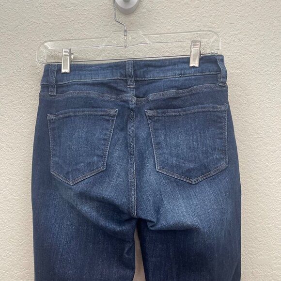 KanCan Dark Denim Distressed Skinny Stretch Jeans KC11222HRD Womens size 5/26 - Picture 7 of 8